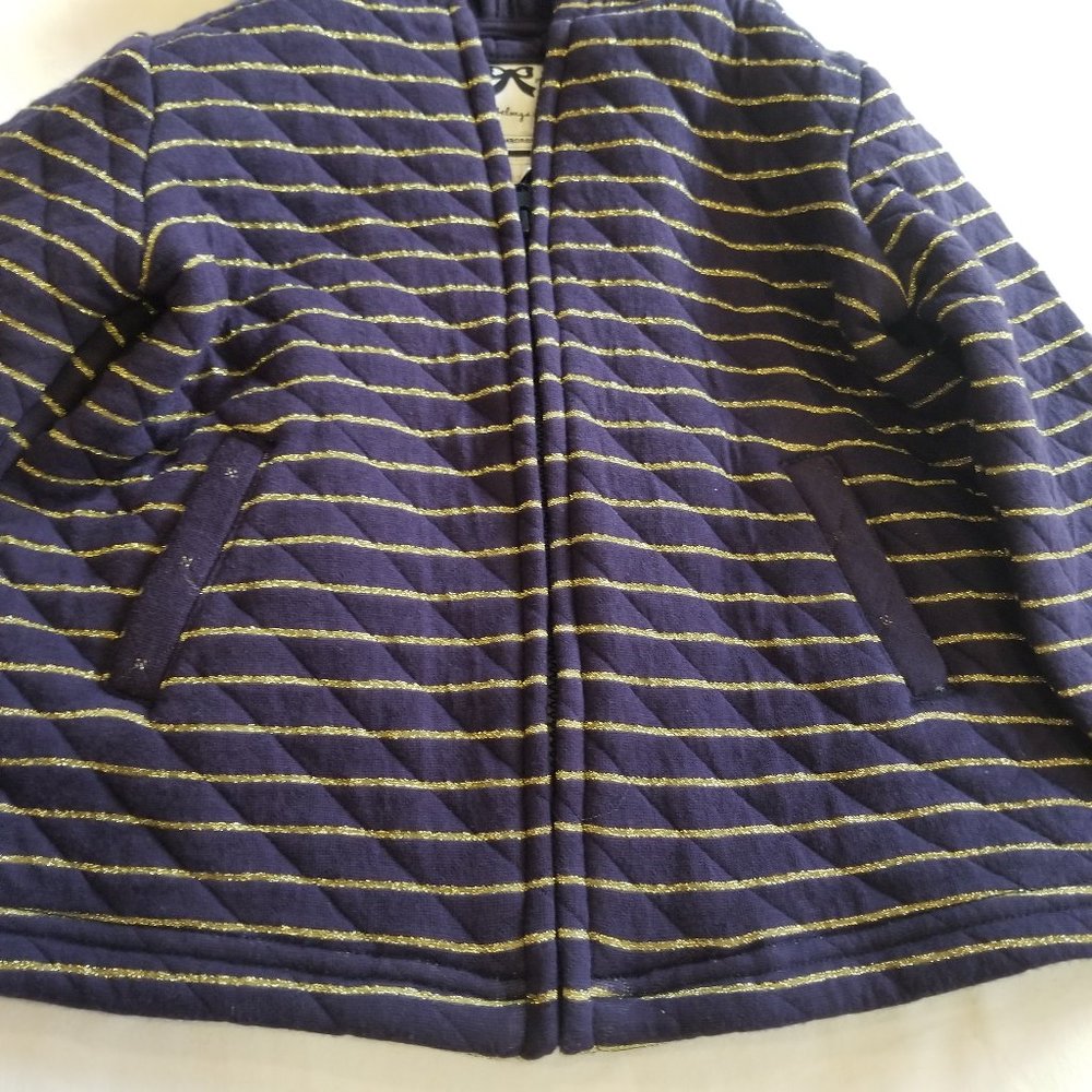 New blue and gold jacket/zip up sweater & hoodie